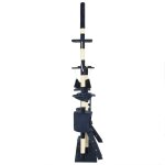 Vidaxl arbre � chat avec griffoirs en sisal 230 - 250 cm bleu