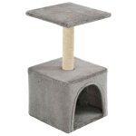 Vidaxl arbre � chat avec griffoirs en sisal 55 cm gris