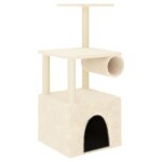 Vidaxl arbre  chat avec griffoirs en sisal crme 109, 5 cm