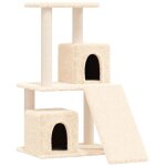 Vidaxl arbre � chat avec griffoirs en sisal cr�me 82 cm