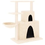 Vidaxl arbre � chat avec griffoirs en sisal cr�me 83 cm
