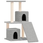 Vidaxl arbre � chat avec griffoirs en sisal gris clair 82 cm