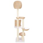 Vidaxl arbre � chat avec griffoirs en sisal herbiers marins