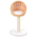 Vidaxl arbre  chat avec griffoir en sisal naturel bois de saule