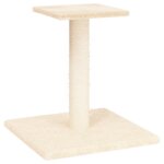 Vidaxl arbre � chat avec plate - forme cr�me 38 cm