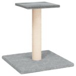 Vidaxl arbre  chat avec plate - forme gris clair 38 cm
