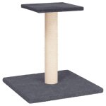 Vidaxl arbre � chat avec plate - forme gris fonc� 38 cm
