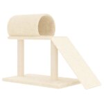 Vidaxl arbres � chat avec tunnel et �chelle cr�me 55, 5 cm