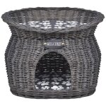 Vidaxl arbre / maison  chat avec coussin saule