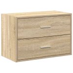Vidaxl armoire avec 2 tiroirs chne sonoma 60x31x40 cm bois ingnierie