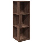 Vidaxl armoire d'angle chne marron 33x33x100 cm bois d'ingnierie