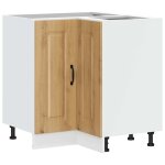 Vidaxl armoire d'angle de cuisine kalmar chne artisanal