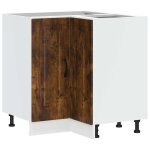 Vidaxl armoire d'angle de cuisine kalmar ch�ne fum� bois d'ing�nierie