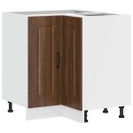 Vidaxl armoire d'angle de cuisine kalmar chne marron bois ingnierie
