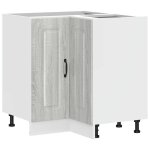 Vidaxl armoire d'angle de cuisine kalmar sonoma gris bois d'ingnierie