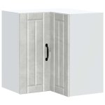 Vidaxl armoire d'angle murale de cuisine lucca gris b�ton