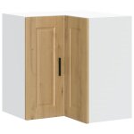 Vidaxl armoire d'angle murale de cuisine porto chne artisanal