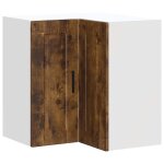 Vidaxl armoire d'angle murale de cuisine porto ch�ne fum�