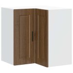Vidaxl armoire d'angle murale de cuisine porto chne marron