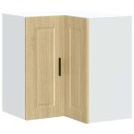 Vidaxl armoire d'angle murale de cuisine porto ch�ne sonoma