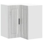Vidaxl armoire d'angle murale de cuisine porto sonoma gris