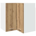 Vidaxl armoire d'angle suspendue  lyon  ch�ne artisanal 57 x 57 x 60 cm bois d'ing�nierie