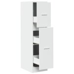 Vidaxl armoire d'apothicaire blanc 30x41x118 cm bois d'ing�nierie