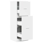 Vidaxl armoire d'apothicaire blanc 40x41x118 cm bois d'ingnierie