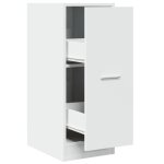 Vidaxl armoire d'apothicaire blanche 30 x 41 x 77, 5 cm bois d'ingnierie