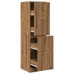 Vidaxl armoire d'apothicaire ch�ne artisanal bois d'ing�nierie