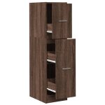 Vidaxl armoire apothicaire ch�ne marron 30x41x118 cm bois d'ing�nierie