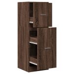 Vidaxl armoire apothicaire ch�ne marron 40x41x118 cm bois d'ing�nierie