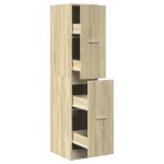 Vidaxl armoire d'apothicaire ch�ne sonoma 30x41x144, 5 cm bois d'ing�nierie