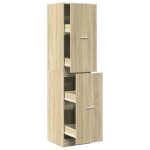 Vidaxl armoire d'apothicaire ch�ne sonoma bois d'ing�nierie