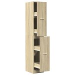 Vidaxl armoire d'apothicaire ch�ne sonoma bois d'ing�nierie