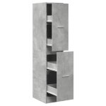 Vidaxl armoire d'apothicaire gris béton 30x41x144, 5 cm bois ingénierie Vidaxl armoire d'apothicaire gris béton 30x41x144, 5 cm bois ingénierie