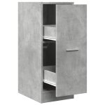 Vidaxl armoire d'apothicaire gris bton 30x41x77, 5cm bois d'ingnierie