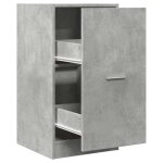 Vidaxl armoire d'apothicaire gris b�ton 40x41x77, 5cm bois d'ing�nierie