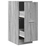 Vidaxl armoire apothicaire sonoma gris 30x41x77, 5 cm bois d'ingnierie