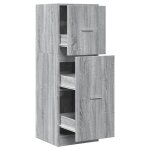 Vidaxl armoire apothicaire sonoma gris 40x41x118 cm bois d'ingnierie