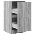 Vidaxl armoire apothicaire sonoma gris 40x41x77, 5 cm bois d'ing�nierie