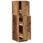 Vidaxl armoire d'apothicaire vieux bois 30x41x118 cm bois d'ing�nierie
