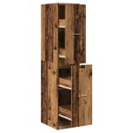 Vidaxl armoire d'apothicaire vieux bois 30x41x144, 5 cm bois ingnierie
