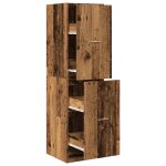 Vidaxl armoire d'apothicaire vieux bois 40x41x144, 5 cm bois ingnierie