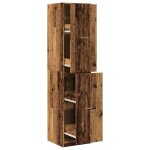 Vidaxl armoire d'apothicaire vieux bois 40x41x174, 5 cm bois ing�nierie
