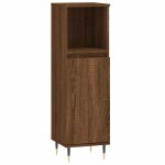 Vidaxl armoire de bain chêne marron 30x30x100 cm bois d'ingénierie Vidaxl armoire de bain chêne marron 30x30x100 cm bois d'ingénierie