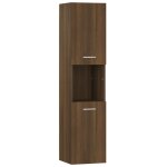 Vidaxl armoire de bain chêne marron 30x30x130 cm bois d'ingénierie Vidaxl armoire de bain chêne marron 30x30x130 cm bois d'ingénierie