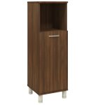 Vidaxl armoire de bain ch�ne marron 30x30x95 cm bois d'ing�nierie