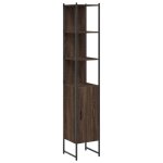 Vidaxl armoire de bain chne marron 33x33x185, 5 cm bois d'ingnierie