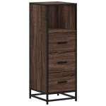 Vidaxl armoire de bain ch�ne marron 35x37, 5x100 cm bois d'ing�nierie